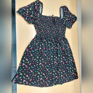 Adorable Mushroom Forest Critter Dress Hot Topic Size L